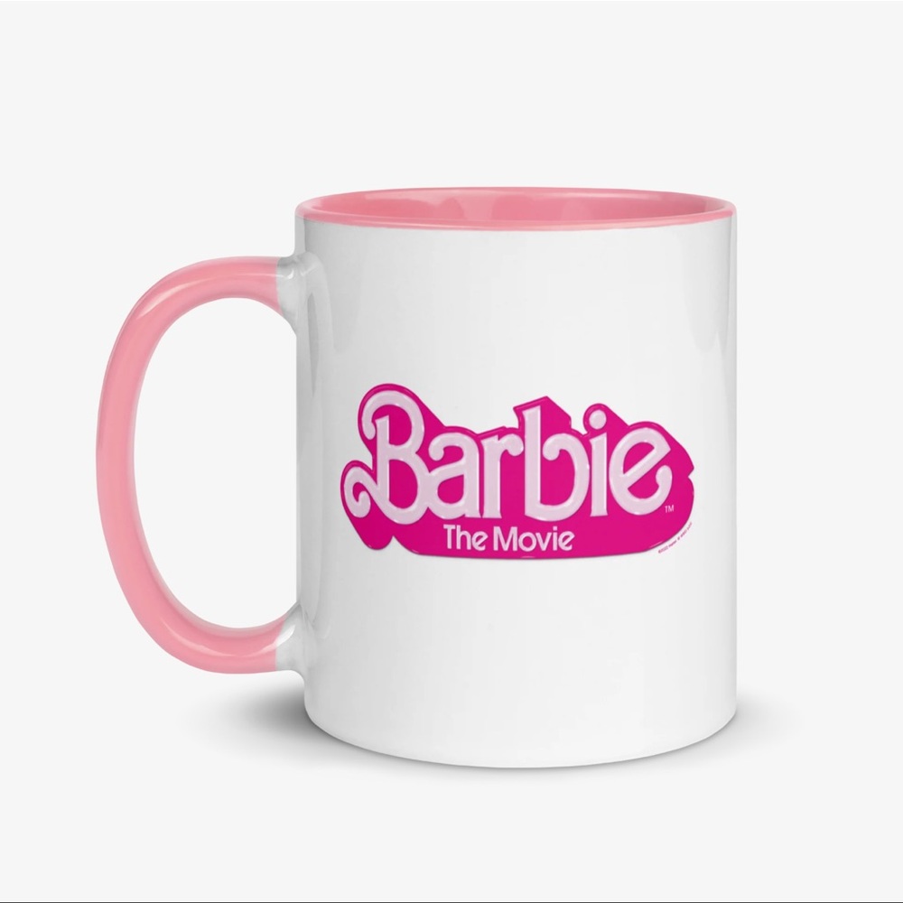 Barbie The Movie Logo Pink Mug